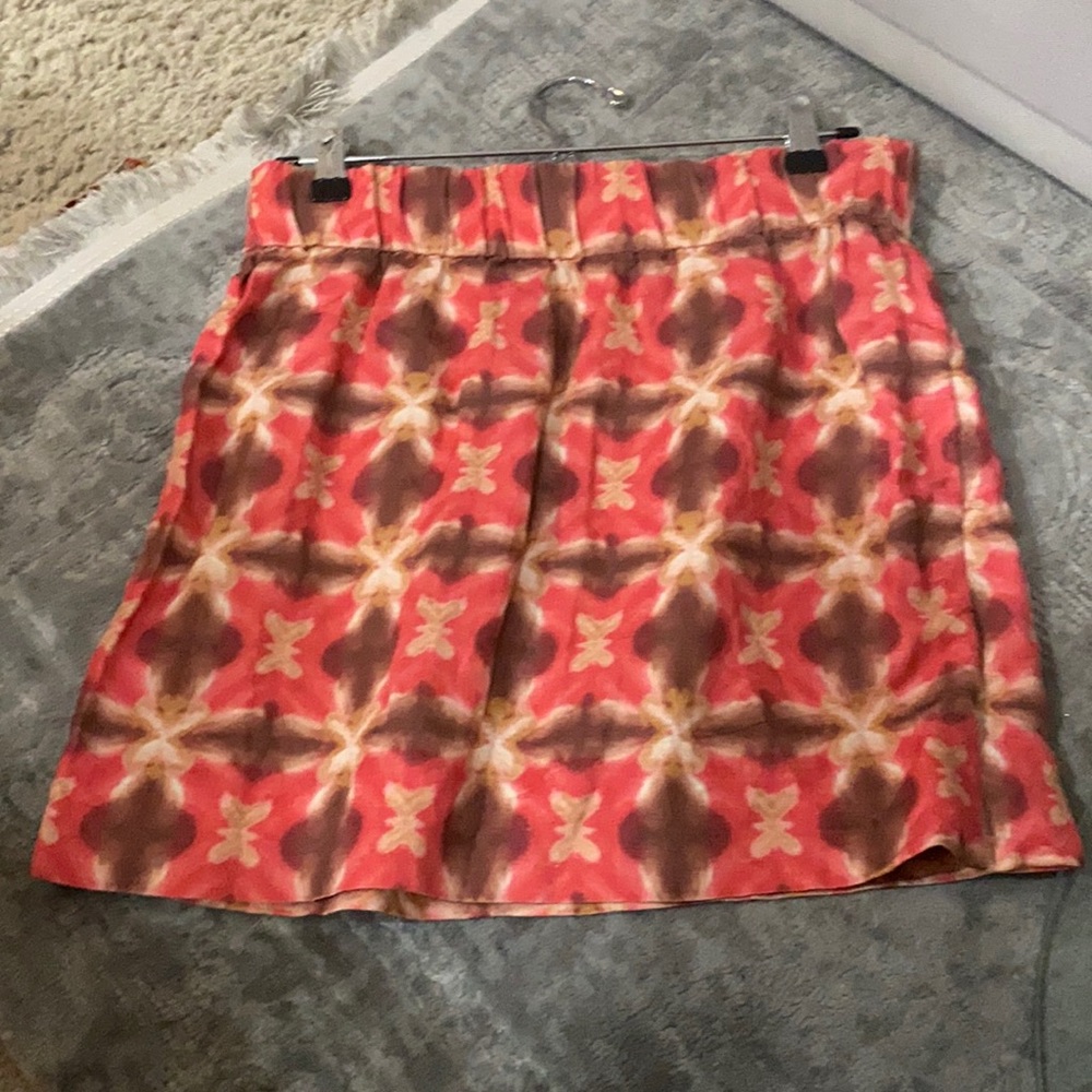 J. Crew print work skirt